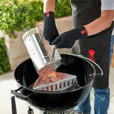In order for one to get coals lit up faster. Weber Rapidfire Chimney Starter Just Grillin Outdoor Living