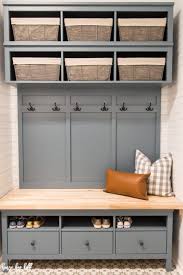 Ikea items and other materials: Ikea Hemnes Hack Diy Mudroom Bench And Storage House By Hoff