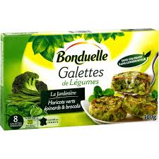 8 Galettes De Legumes Haricots Verts Epinards Et Brocolis De Bonduelle 2 09 Galette Legumes Brocolis Haricots Verts