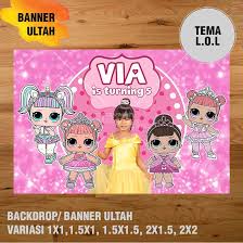 Jika kita sudah berkeluarga maka hal yang wajib kita. Banner Ulang Tahun Backdrop Ultah Spanduk Ulang Tahun Ultah Lol Surprise Shopee Indonesia