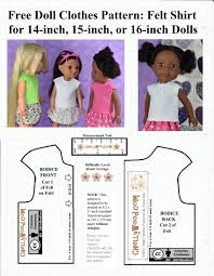 Check spelling or type a new query. Free Sewing Pattern For A Felt Shirt To Fit 14 Inch 15 Inch And 16 Inch Dolls Chellywood Com Free Doll Clothes Patterns