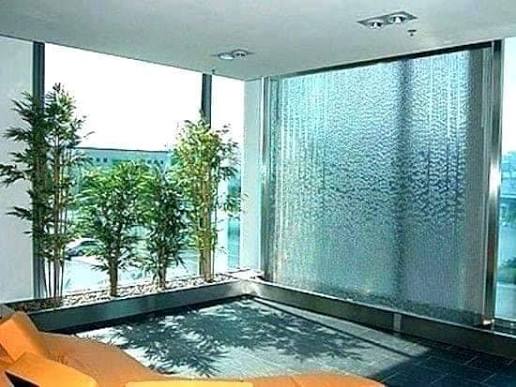 Ideas para usar cortinas de agua en el vacío interior ✨