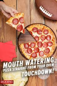 Add Some Football Flair To Your Next Gameday Party While Your Digiorno Pizza Is Baking Up Fresh In The Oven Use That Time Football Food Food Recipies Recipes