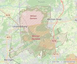 Wij volgden vandaag de rode* route. Eunis Site Factsheet For Militair Domein En Vallei Van De Zwarte Beek
