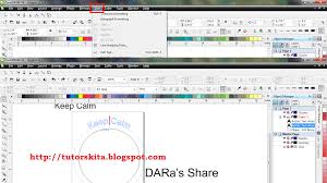 Kali ini saya akan share satu tutorial tentang cara membuat tulisan 3d di coreldraw. Membuat Tulisan Melengkung Berpola Dengan Corel Draw Tutors Kita