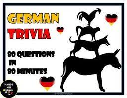 Instantly play online for free, no downloading needed! German Trivia In English 80 Task Cards Trivia German Trivia Questions