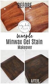 Simple Minwax Gel Stain Makeover Artsy Chicks Rule Minwax Gel Stain Gel Stain Gel Stain Furniture