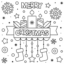 Feliz Navidad Para Colorear
