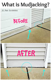 Pet Scribbles Sinking Concrete Lift It With Mudjacking Mudjacking Home Maintenance Home Repairs