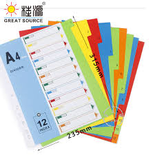 Get it as soon as tue, mar 30. A4 Planner Divider 11 Holes 12 Dividers Colorful Paper Cardboard Index Card For Loose Leaf Paper File Folder Dividers 12 Sets Binder Index Dividers Aliexpress