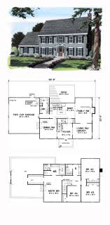Colonial Style House Plan 24970 With 4 Bed 3 Bath 2 Car Garage Colonial House Plans Colonial House Colonial Style Homes
