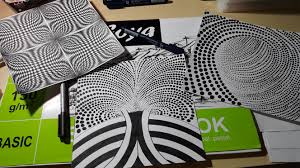 Nirmana Titik Dan Garis Optic Art Desain
