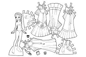 Make a fun coloring book out of family photos wi. Paper Dolls 2 Coloring Page Free Printable Coloring Pages For Kids
