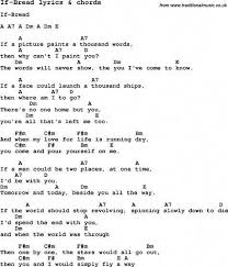 Love Song Lyrics For If Bread With Chords For Ukulele Guitar Banjo Etc Playguitarforbeginners Guitar Lessons Songs Lyrics And Chords Song Lyrics And Chords