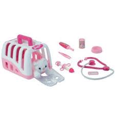 Jeu De Veterinaire Avec Une Cage Peut Etre Un Chien Un Chat Ou Un Lapin Marque Peu Importante Peluche Chat Peluche Veterinaire