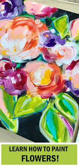 We'll be learning to draw many fun things together. Learn How To Paint Abstract Flowers For Beginners With Step By Step Video Instructions Tutorial Learn To Paint Flower Painting Art