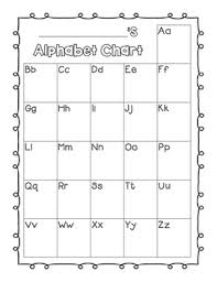 blank alphabet chart worksheets teaching resources tpt