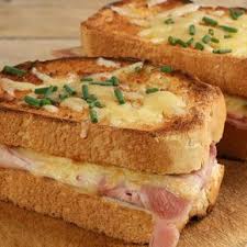 Croque Monsieur Au Jambon Fromage Et Moutarde Recettes De Cuisine Recette Facile Recette Croque Monsieur