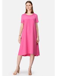 Beachten sie die schmale taille und den weit abstehenden rock, der meist bis zu den. Helmidge A Linien Kleid Aus Leichtem Material Wenz
