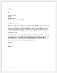 This application is to inform you that many of the office equipment are now not in good. Reparation Letter By Employee Samples Word Excel Templates