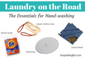 essentials for hand washing clothes
