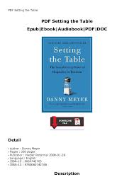 We did not find results for: Pdf Pdf Setting The Table Epub Ebook Audiobook Pdf Doc Arestarbas Samyer Academia Edu