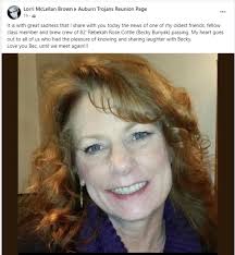 In case you missed this like I did. Prayers to Becky's family and friends.  🙏 🕊️ http://www.hsckfh.com/obituary/Rebecca-Drum?