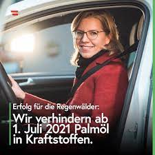 „die presse am sonntag dagegen bietet einen ruhigen und besonnenen gegenpol zum schnellen tagesgeschehen und blickt auf die menschen hinter den geschichten. Leonore Gewessler Ab 1 Juli Gilt Kraftstoff Aus Palmol In Osterreich Nicht Mehr Als Biokraftstoff So Verhindern Wir Die Beimengung Von Palmol Kraftstoff Zu Benzin Und Diesel Damit Schutzen Wir Den