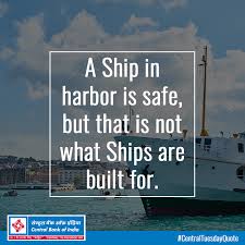 Image result for ship in the harbor is safe