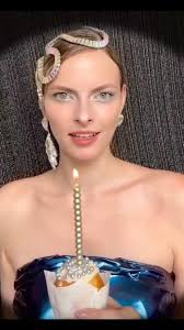 Stunning model Eliza Matis from the Netherlands wearing Royal Dissension  top for her birthday. , #fashion #model #celebrate