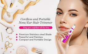 Ear and Nose Hair Trimmer for Women Nose Hair Clipper Professional Painless  Noses Trimmer Ladies Eyebrow and Facial Hair Trimmer Battery-Operated,  Waterproof Dual Edge Blades for Easy Cleansing : Amazon.co.uk: Health &