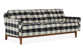 Allan Sofa Black Gingham Sofas Sectionals Furniture Category Landing Page One Kings Lane Checked Sofa Cushions On Sofa Sunbrella Upholstery