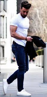 The Best Of White Sneakers For Men S Style 29 Sneakers Outfit Men White Sneakers Men White Shoes Outfit