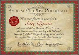 Use the blank spaces to write their good deeds and show your kids that they are on the nice list! Free Santa S Nice List Certificate Personalised Santa Nice List Certificate Digital Download Nice List Certificate Santa S Nice List Christmas Nice List