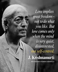 Love vs Thinking⁠ ⁠ J. Krishnamurti⁠ Excerpt from a conversation with Keith  Berwick, Los Angeles, 1983