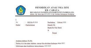 Maybe you would like to learn more about one of these? Contoh Surat Pemberitahuan Tagihan Pembayaran Paud Husnuls492 Com