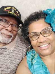 Couple having a baby candy bar at old age