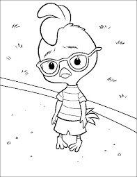 Chicken Little Grieve Coloring Page Chicken Little Car Coloring Pages Cartoon Coloring Pages Detailed Coloring Pages Coloring Pages
