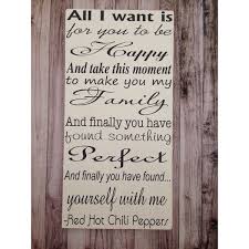 Red Hot Chili Peppers Music Lyrics Sign Hard To Concentrate Song On Wood Sign Custom Colors Red Hot Chili Peppers Red Hot Chili Peppers Lyrics Hot Chili