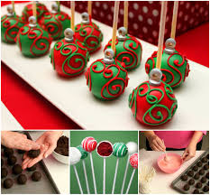 This christmas pop press shapes include christmas tree, snowman, present, santa's hat and stocking. Wonderful Diy Christmas Ornament Cake Pops