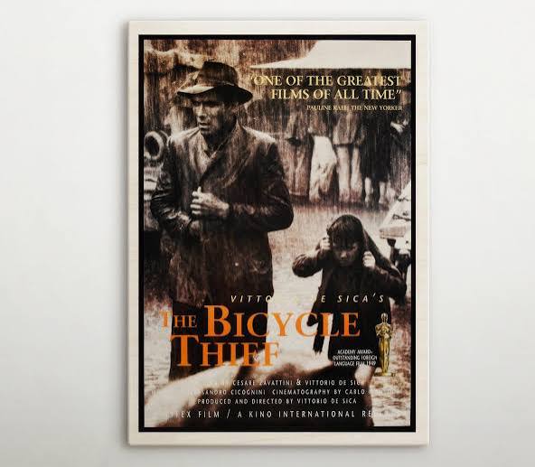Bicycle Thieves American Wooden Poster, Magic Wall Art of This Cinema  Poster, Perfect Gift for Hollywood Buffs and Golden Age Enthusiasts. - Etsy