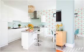 orla kiely wallpaper brings colourful