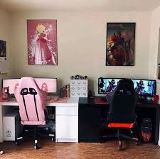 Pin De Gabriela Oliveira Em Home Office Decoracao Quarto Gamer Decoracao De Quarto Ideias De Decoracao Para Casa