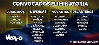 La selección colombia presentó su lista de convocados para los juegos por la eliminatoria mundialista rusia 2018 con algunas novedades. Seleccion Colombia Anuncio La Convocatoria Para Enfrentar A Uruguay Y Ecuador Win Sports