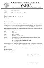 Ok langsung saja kami sajikan. Contoh Surat Undangan Maulid Desa Sample Surat Undangan