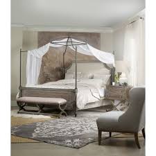Check it out and enjoy the perfect design in your kid's room together with an extraordinary comfort and quality. Hooker Furniture True Vintage Queen Upholstered Canopy Bed Fabric In Light Wood 5701 90150