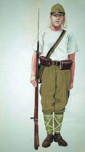 Japanese Army Rifleman 1944 Pin By Paolo Marzioli Wwii Uniforms Japanese Uniforms Japanese Uniform