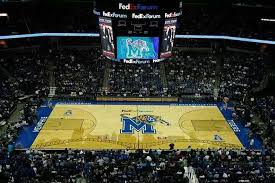 new memphis tigers basketball court at the fedex forum