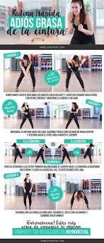 Rutina Rapida Para Perder Grasa De La Cintura Paso A Paso Gym Virtual Ejercicios Rutinas De Ejercicio Rutinas De Entrenamiento