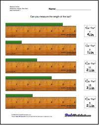 Inches Measurement Worksheet Measure Sixteenths Lengths Zero Start Inches Measurement Worksheet Measure Six Measurement Worksheets Reading A Ruler Worksheets